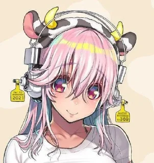 🎧 emoji Super Sonico @kiwiys Telegram sticker 24 of 65