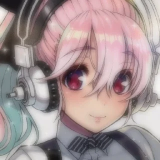 🎧 emoji Super Sonico @kiwiys Telegram sticker 23 of 65