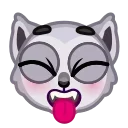 😝 emoji Werewolf Emoji @xkysluv Telegram sticker 8 of 40