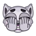 🫣 emoji Werewolf Emoji @xkysluv Telegram sticker 15 of 40