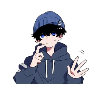 Sticker from Тёмный и Светлый Кун @nyasticks