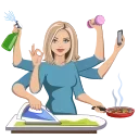 👩‍🦰 emoji Animated Contest #13 (@TgSticker) Telegram sticker 4 of 50