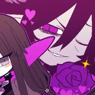 🔮 emoji 𝘴𝘢𝘵𝘢𝘯𝘪𝘤𝘬 ⁰¹  @okegomstickerss Telegram sticker 16 of 120