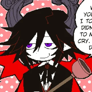 🎬 emoji 𝘴𝘢𝘵𝘢𝘯𝘪𝘤𝘬 ⁰² @okegomstickerss Telegram sticker 20 of 120