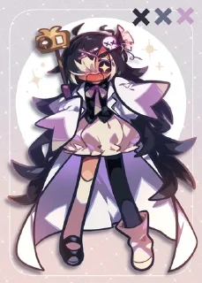 💜 emoji Black garlic cookie👻 Telegram sticker 19 of 77