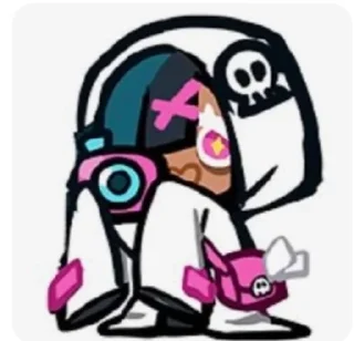 💜 emoji Black garlic cookie👻 Telegram sticker 15 of 77