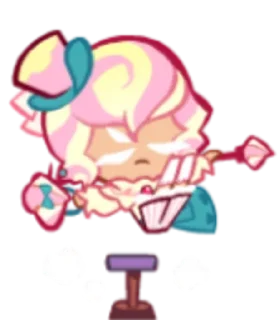 🍬 emoji Meringue Pastel Cookie! Telegram sticker 11 of 38
