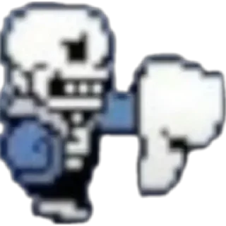 👍 emoji БОЛЬШЕ ⇨ @CLOOBHUB САНС АНДЕРТЕЙЛ СТИКЕРЫ SANS TG Telegram sticker 15 of 52