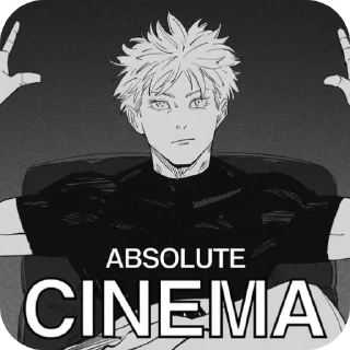 😎 emoji БОЛЬШЕ ⇨ @CLOOBHUB ABSOLUTE CINEMA СТИКЕРЫ ТГ TG Telegram sticker 11 of 85