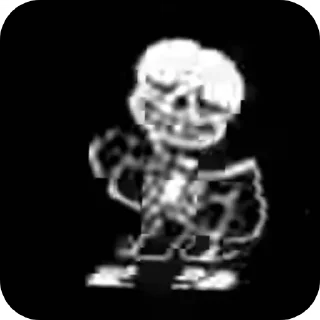🥹 emoji БОЛЬШЕ ⇨ @CLOOBHUB САНС АНДЕРТЕЙЛ СТИКЕРЫ SANS TG Telegram sticker 18 of 52