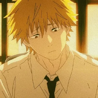 😔 emoji ꕮ៹ denji 🎐 @hekanai Telegram sticker 24 of 30