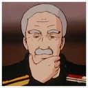 🤔 emoji Legend of the Galactic Heroes Telegram sticker 21 of 21
