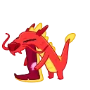 Sticker from Chinese Dragon