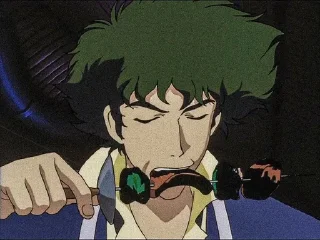 🍆 emoji Spike Spiegel Telegram sticker 18 of 39