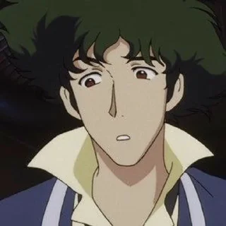 😕 emoji Spike Spiegel Telegram sticker 5 of 39