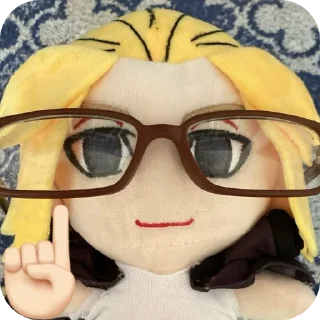 🥰 emoji mikey︵♡ ( ￣▽￣) Telegram sticker 9 of 17