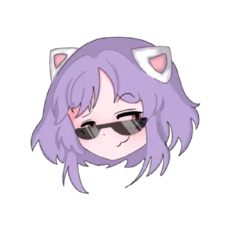 😎 emoji Лана by @meowmeowax Telegram sticker 18 of 25