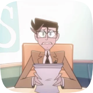 😟 emoji БОЛЬШЕ ⇨ @CLOOBHUB ВОКС ОТЕЛЬ ХАЗБИН VOX HAZBIN ТГ Telegram sticker 16 of 70