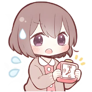 🕔 emoji Аниме парочка @Nyasticks Telegram sticker 5 of 41