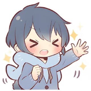 😢 emoji Аниме парочка @Nyasticks Telegram sticker 6 of 41