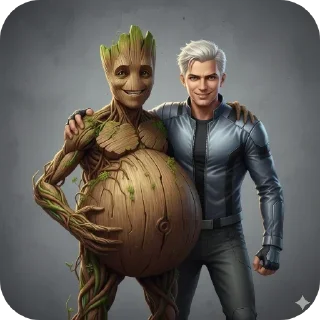 🧸 emoji БОЛЬШЕ ⇨ @CLOOBHUB ГРУТ MARVEL GROOT МАРВЕЛ ТГ TG Telegram sticker 19 of 45