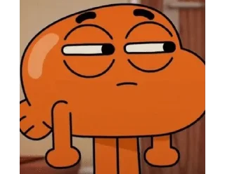 😑 emoji Я люблю ґамбола Telegram sticker 12 of 76