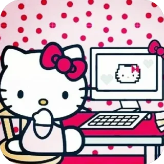 🎮 emoji Kitty @twittykate Telegram sticker 21 of 55