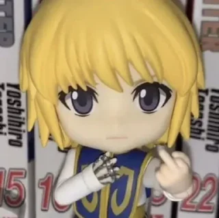 🖕 emoji курапика от недотёпи @n0vq00 Telegram sticker 15 of 101