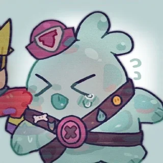 🧊 emoji 𝐬𝐪𝐮𝐞𝐚𝐤 ` @melodiestickers Telegram sticker 3 of 24