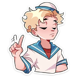☝ emoji Матрос Владик от @TgSticker Telegram sticker 16 of 51
