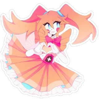 🫶 emoji ❤️‍🔥Baby_FnafStriker: @fnafIntertement Telegram sticker 4 of 85