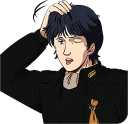 😜 emoji Legend of the Galactic Heroes :: @line_stickers Telegram sticker 7 of 40