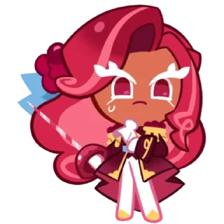 😨 emoji Raspberry cookie🩷 Telegram sticker 5 of 58