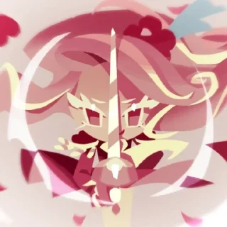 ❤️ emoji Raspberry cookie🩷 Telegram sticker 22 of 58