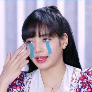 😢 emoji lalisa Telegram sticker 5 of 62