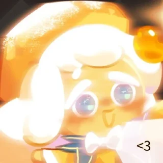 😍 emoji Cream puff cookie) Telegram sticker 17 of 21
