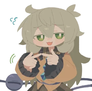Sticker from koishi by @NotGoodYurimi