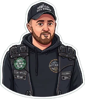 🌟 emoji CityRiders MotoStickers Telegram sticker 5 of 35