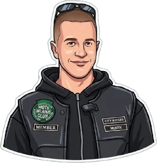 🌟 emoji CityRiders MotoStickers Telegram sticker 9 of 35