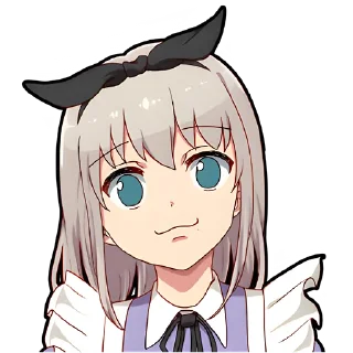 😊 emoji Горничная @Nyasticks Telegram sticker 5 of 41