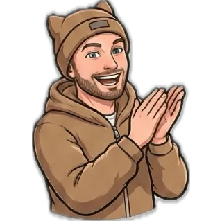 👏 emoji Alina & Geffol Telegram sticker 11 of 120