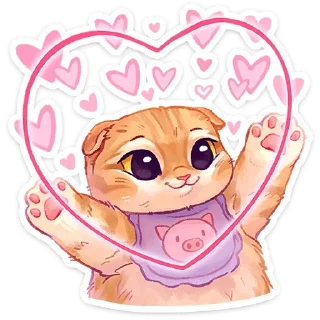 ❤️ emoji ^_<kawaii Telegram sticker 9 of 65