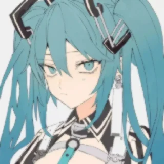 🎶 emoji Hatsune Miku Telegram sticker 21 of 69