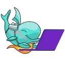 💻 emoji @whale Telegram sticker 11 of 27