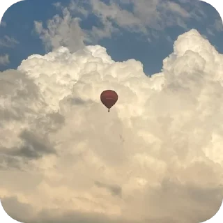 Sticker from With love to the sky