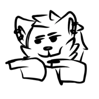 😏 emoji Анька Telegram sticker 5 of 74