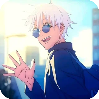🌟 emoji Satoru Gojo :: @moon_stickers Telegram sticker 14 of 30
