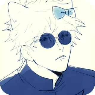 🌟 emoji Satoru Gojo :: @moon_stickers Telegram sticker 11 of 30