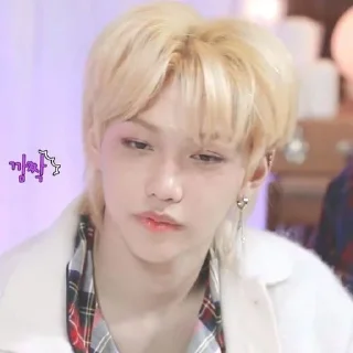 😇 emoji felix stray kids by @lllisaaaaa Telegram sticker 14 of 30