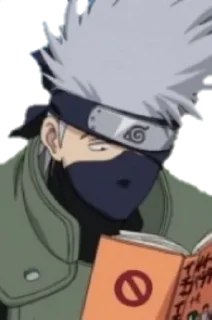 👨‍💻 emoji Hatake Kakashi Telegram sticker 14 of 21